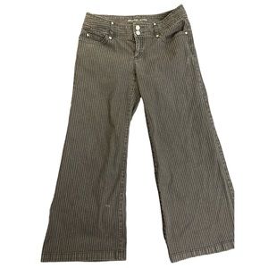 Michael Kors Petite Black Jeans Strpes Women SZ 8P